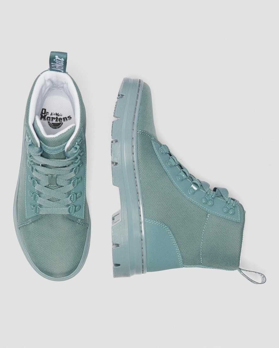dámské volnočasové boty dr. martens combs poly v tyrkysové barvě