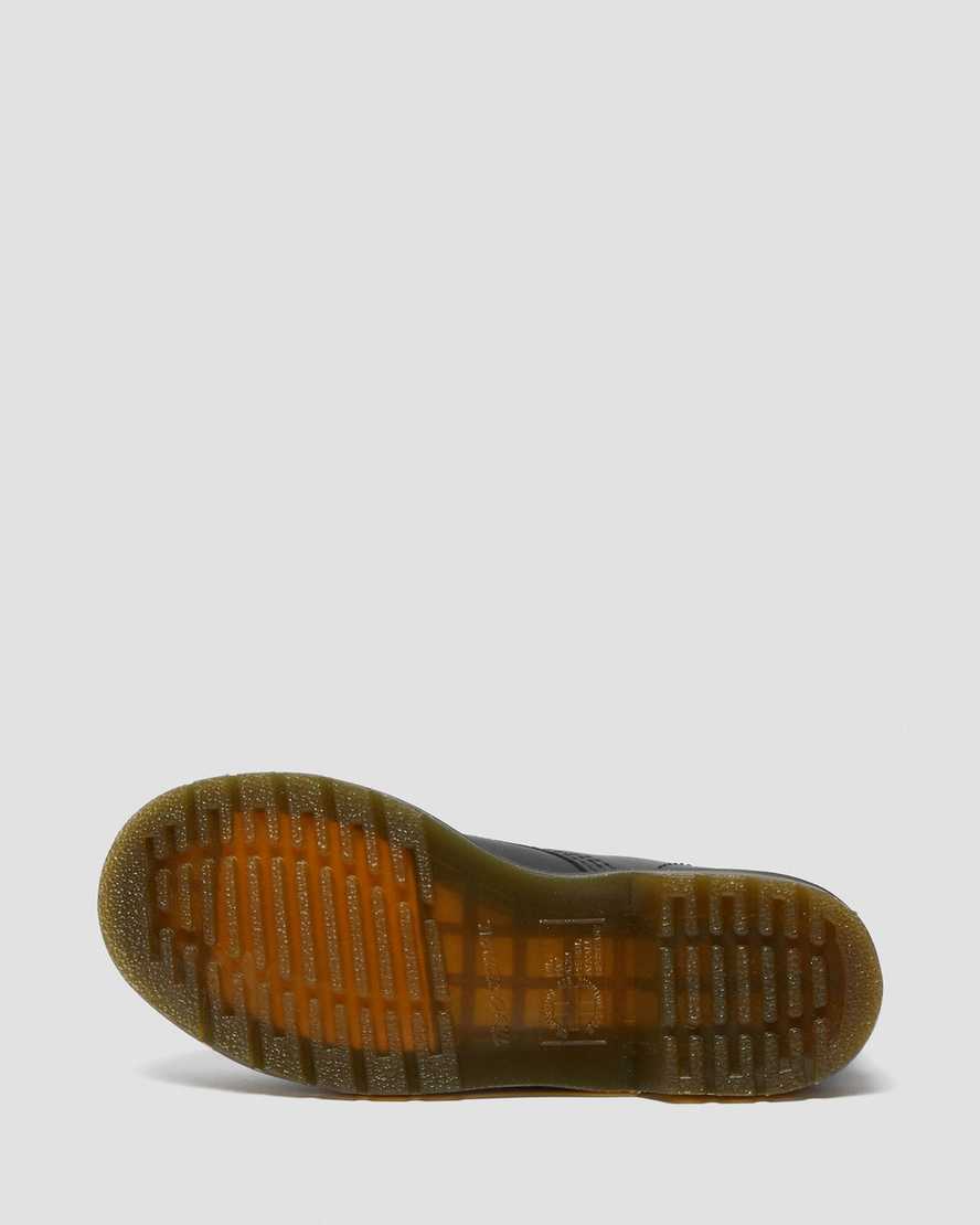 Černé dámské ležérní boty dr. martens 1460 vonda mono floral s motivem mono květin