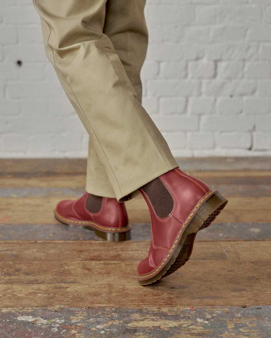 dámské chelsea boty dr. martens 2976 vintage made in england červené