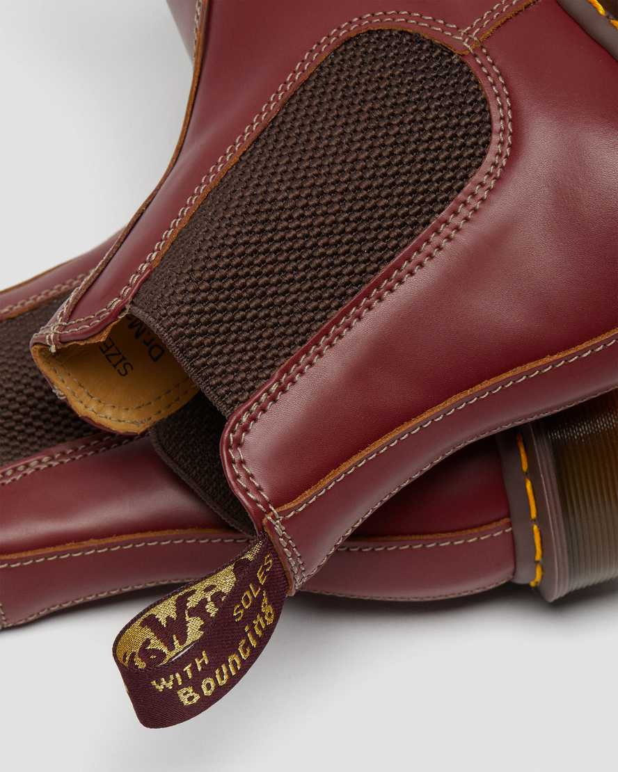 dámské chelsea boty dr. martens 2976 vintage made in england červené