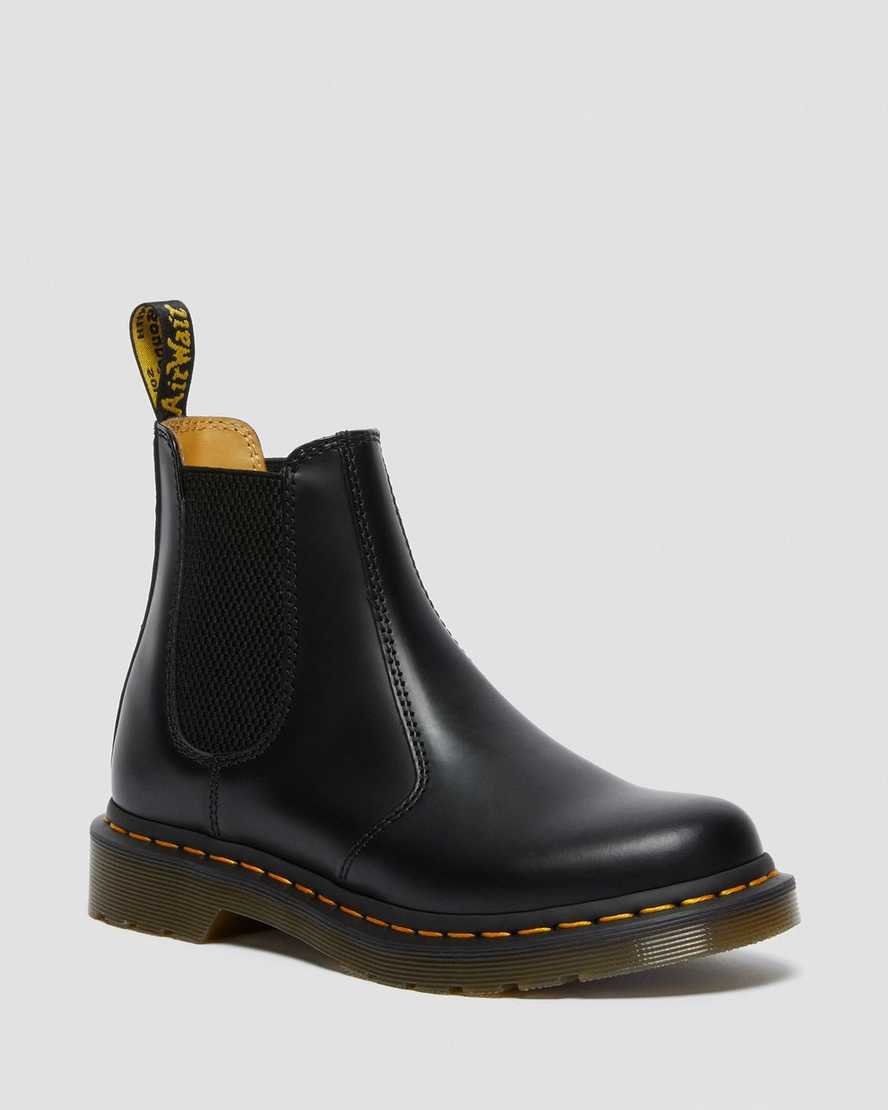 Černé dámské chelsea boty dr. martens 2976 smooth