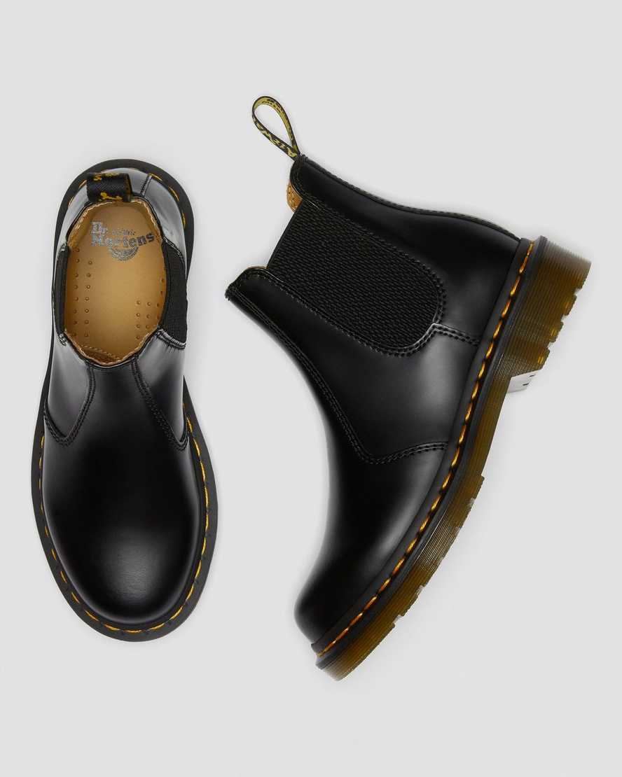 Černé dámské chelsea boty dr. martens 2976 smooth