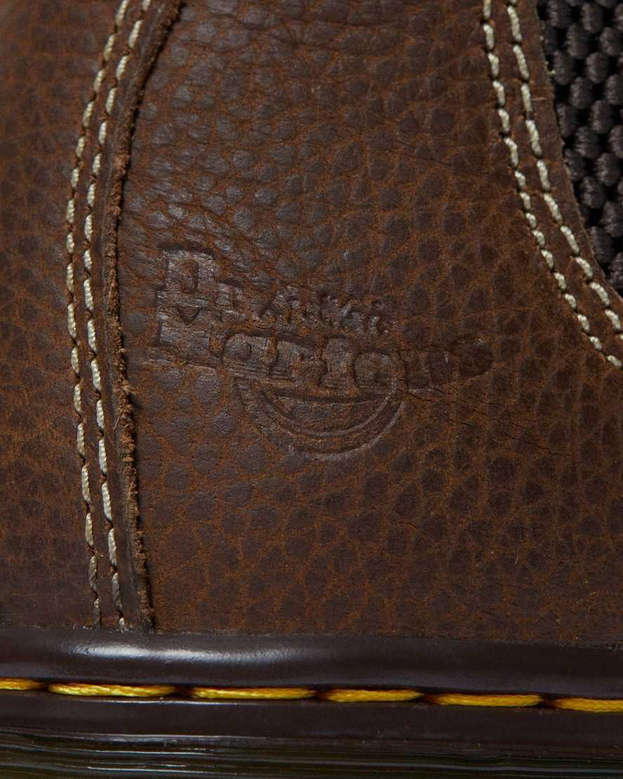 hnědé dámské boty dr. martens hardie work chelsea