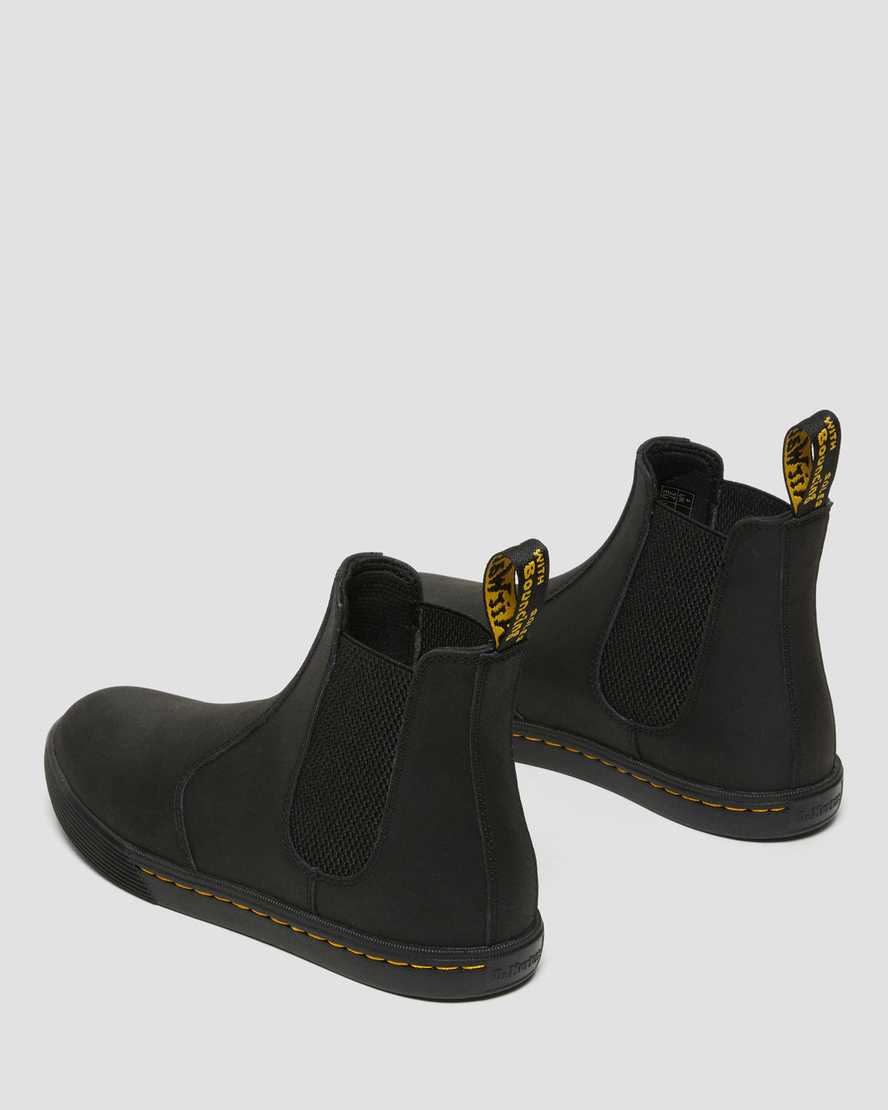 Černé dámské ležérní boty dr. martens makela chelsea