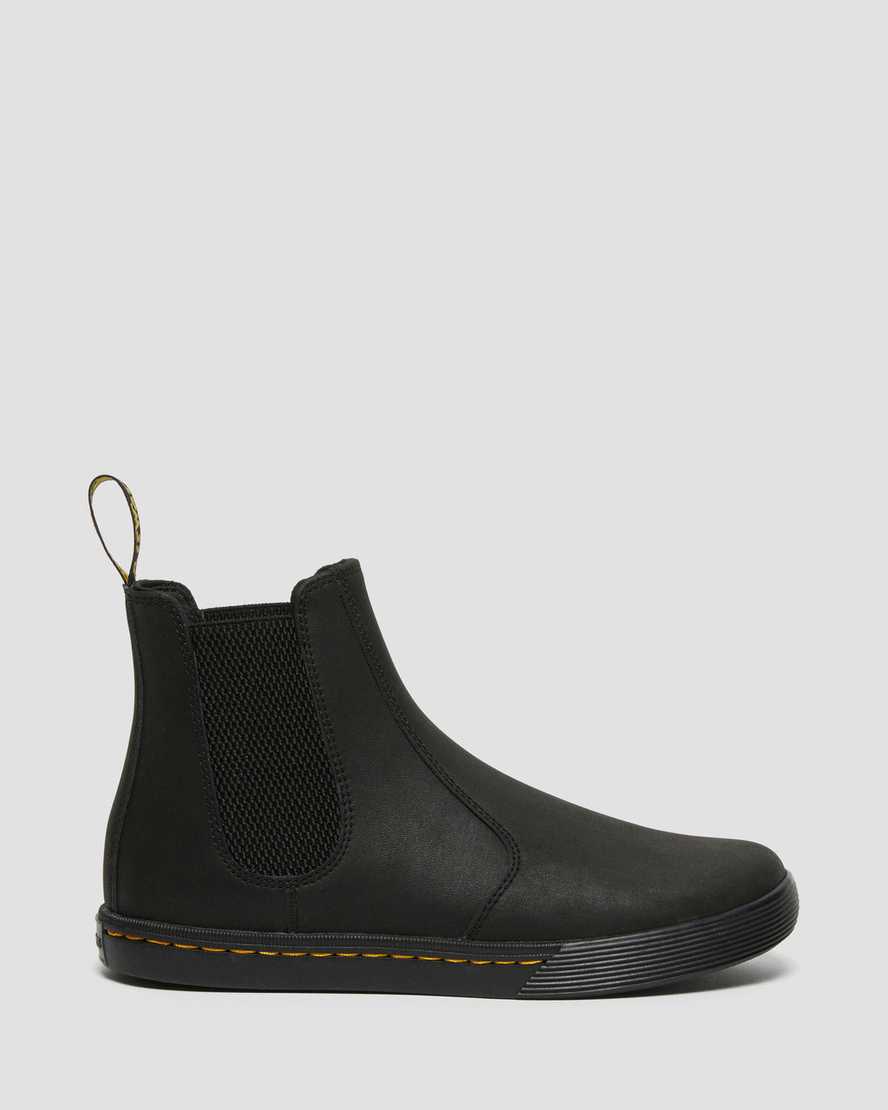Černé dámské ležérní boty dr. martens makela chelsea