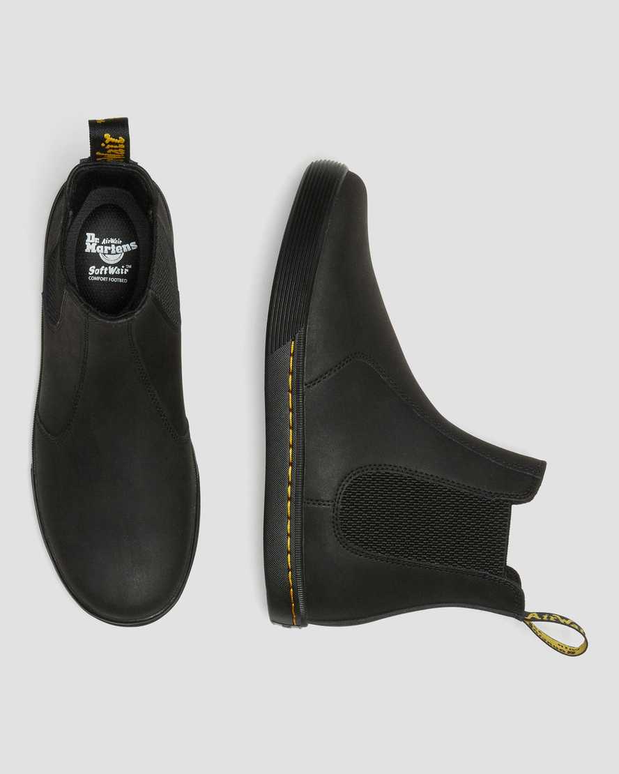 Černé dámské ležérní boty dr. martens makela chelsea