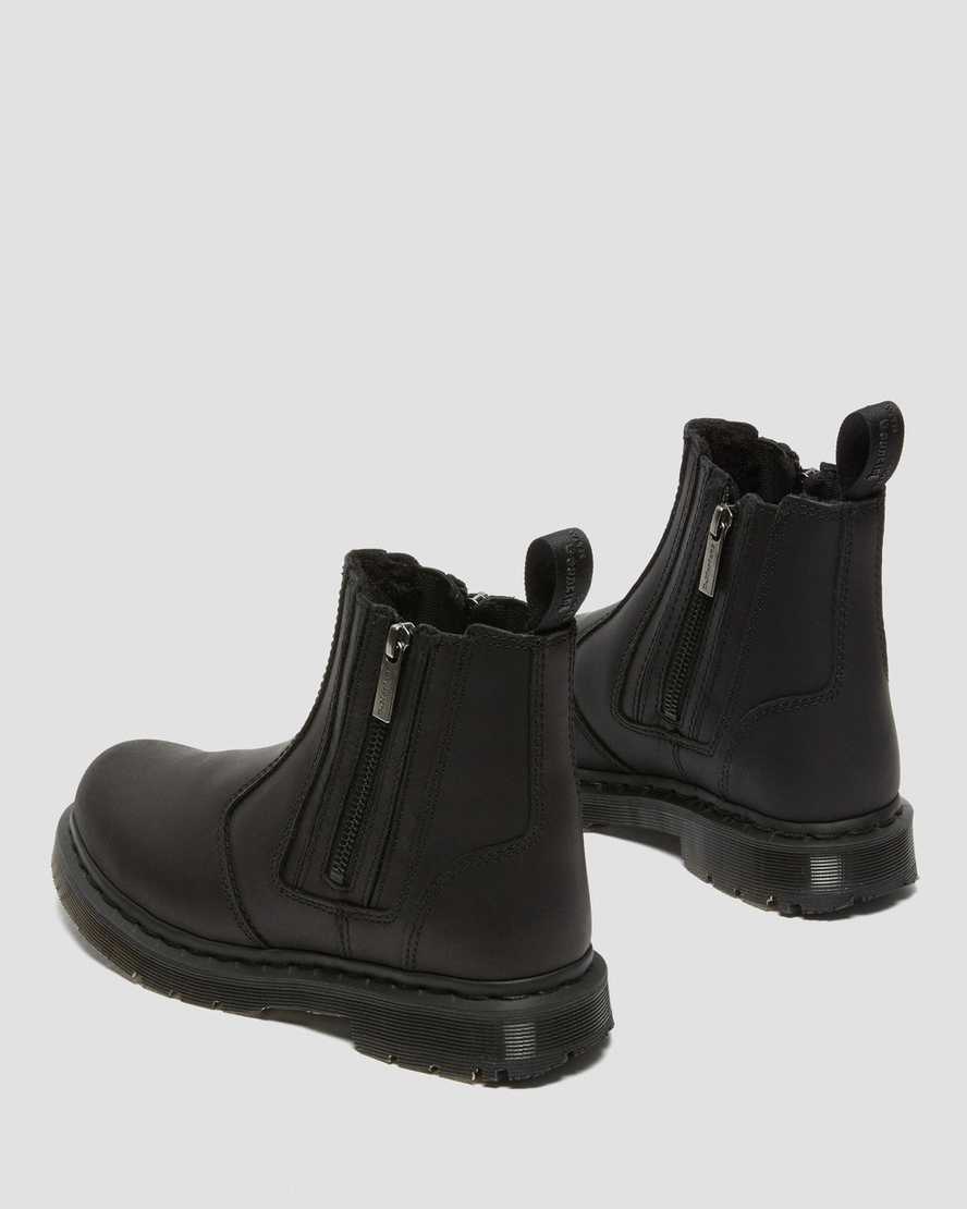 dámské boty dr. martens 2976 dms wintergrip zip v černé barvě