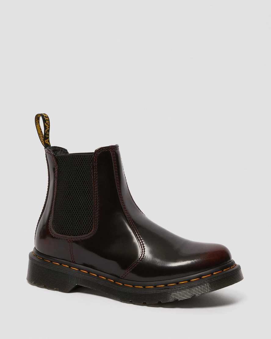 dámské boty dr. martens 2976 arcadia chelsea v červené barvě