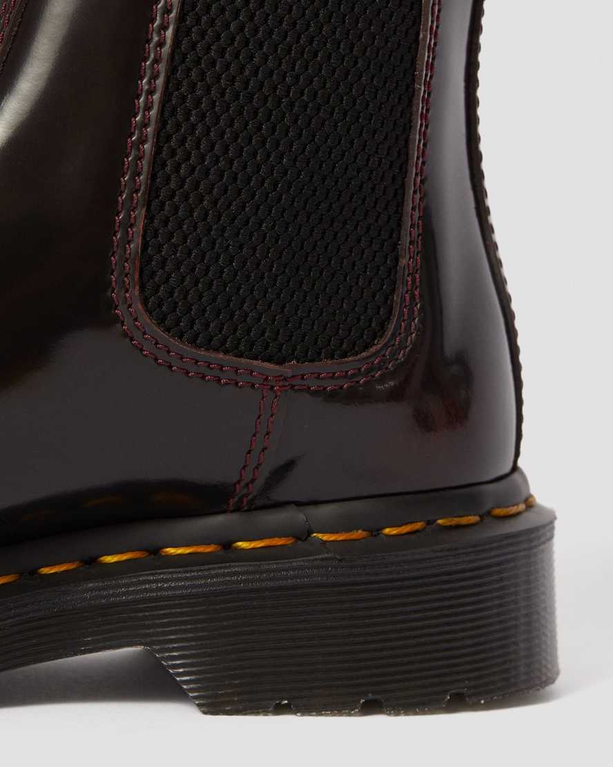dámské boty dr. martens 2976 arcadia chelsea v červené barvě