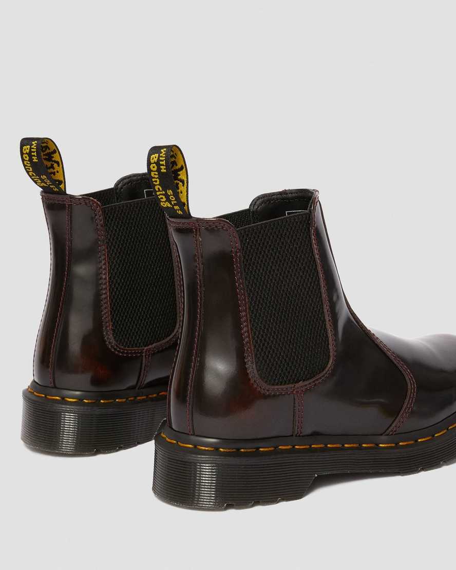 dámské boty dr. martens 2976 arcadia chelsea v červené barvě