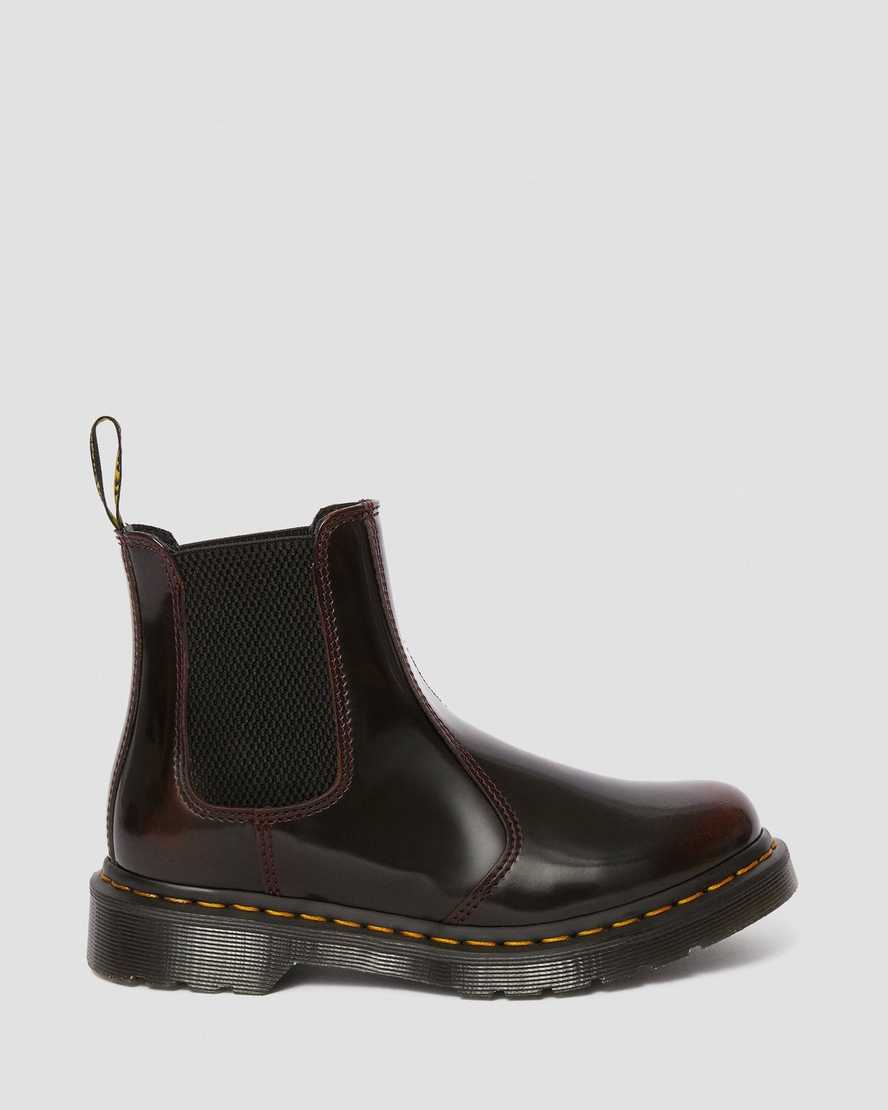 dámské boty dr. martens 2976 arcadia chelsea v červené barvě