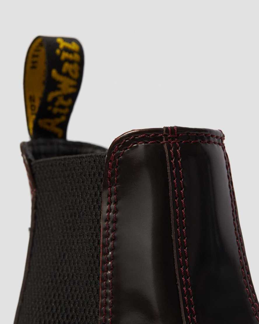 dámské boty dr. martens 2976 arcadia chelsea v červené barvě