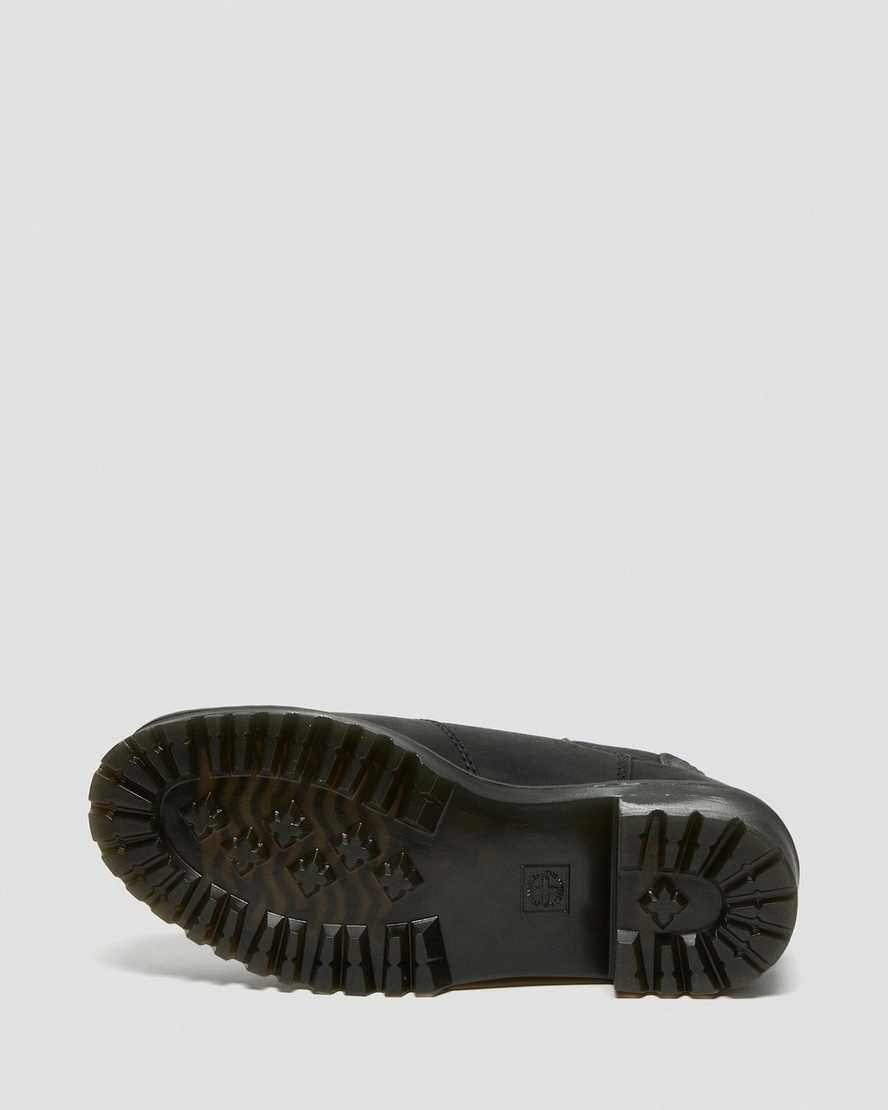 Černé dámské chelsea boty dr. martens rometty na platformě