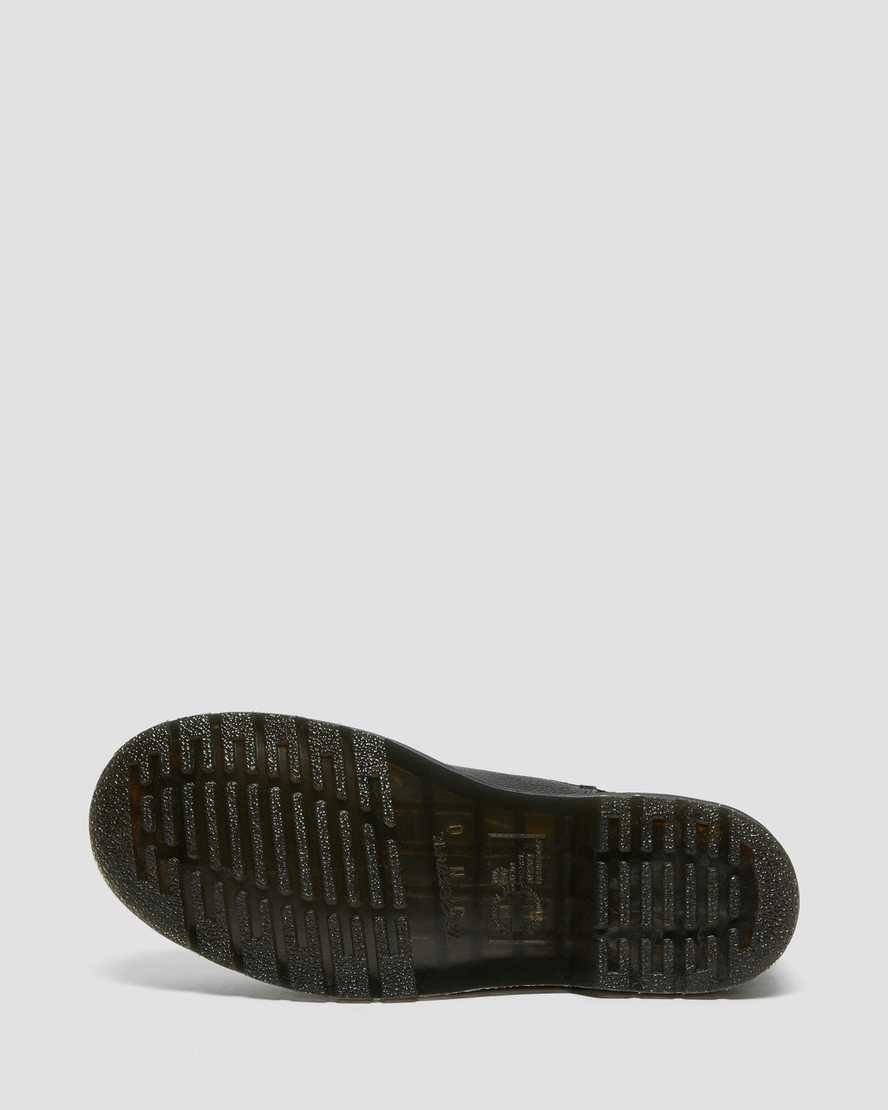 Černé dámské boty dr. martens 2976 s podšívkou z umělé kožešiny chelsea