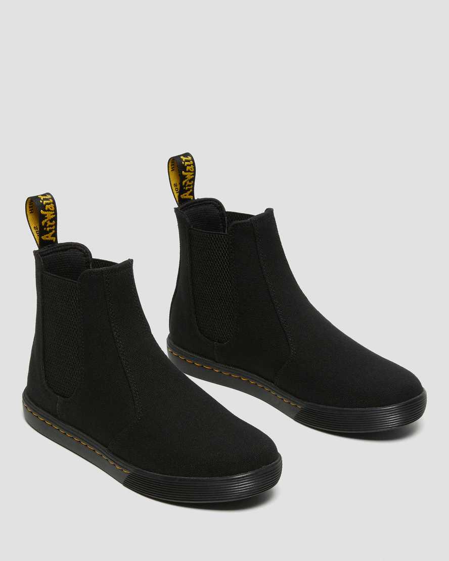 Černé dámské ležérní boty dr. martens makela chelsea