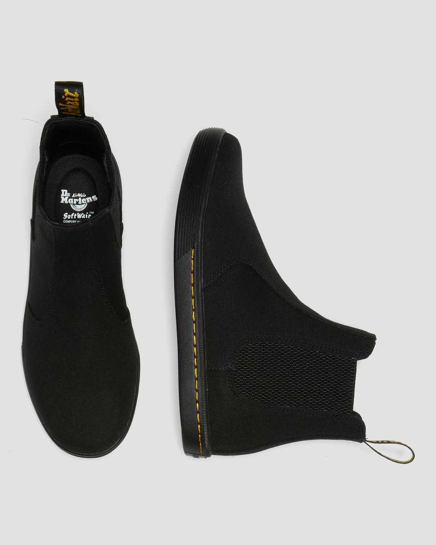 Černé dámské ležérní boty dr. martens makela chelsea