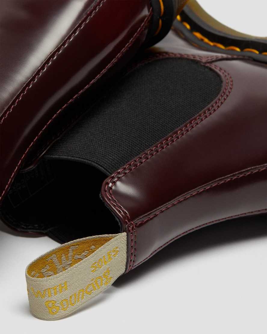Červené dámské boty dr. martens 2976 chelsea