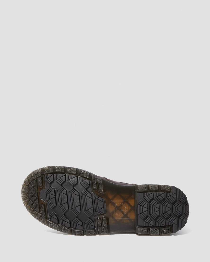 hnědé dámské boty dr. martens 2976 dms wintergrip zip chelsea