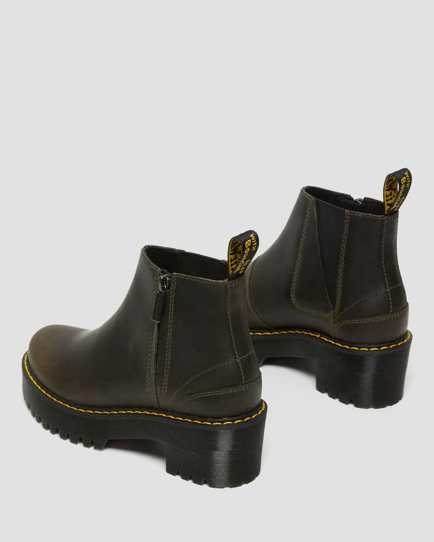 hnědé dámské boty dr. martens rometty chelsea