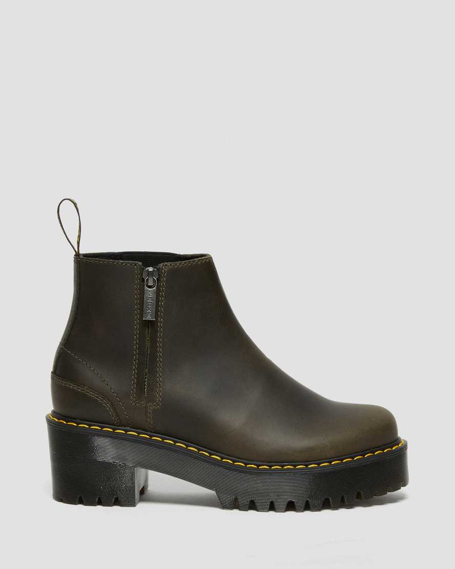 hnědé dámské boty dr. martens rometty chelsea