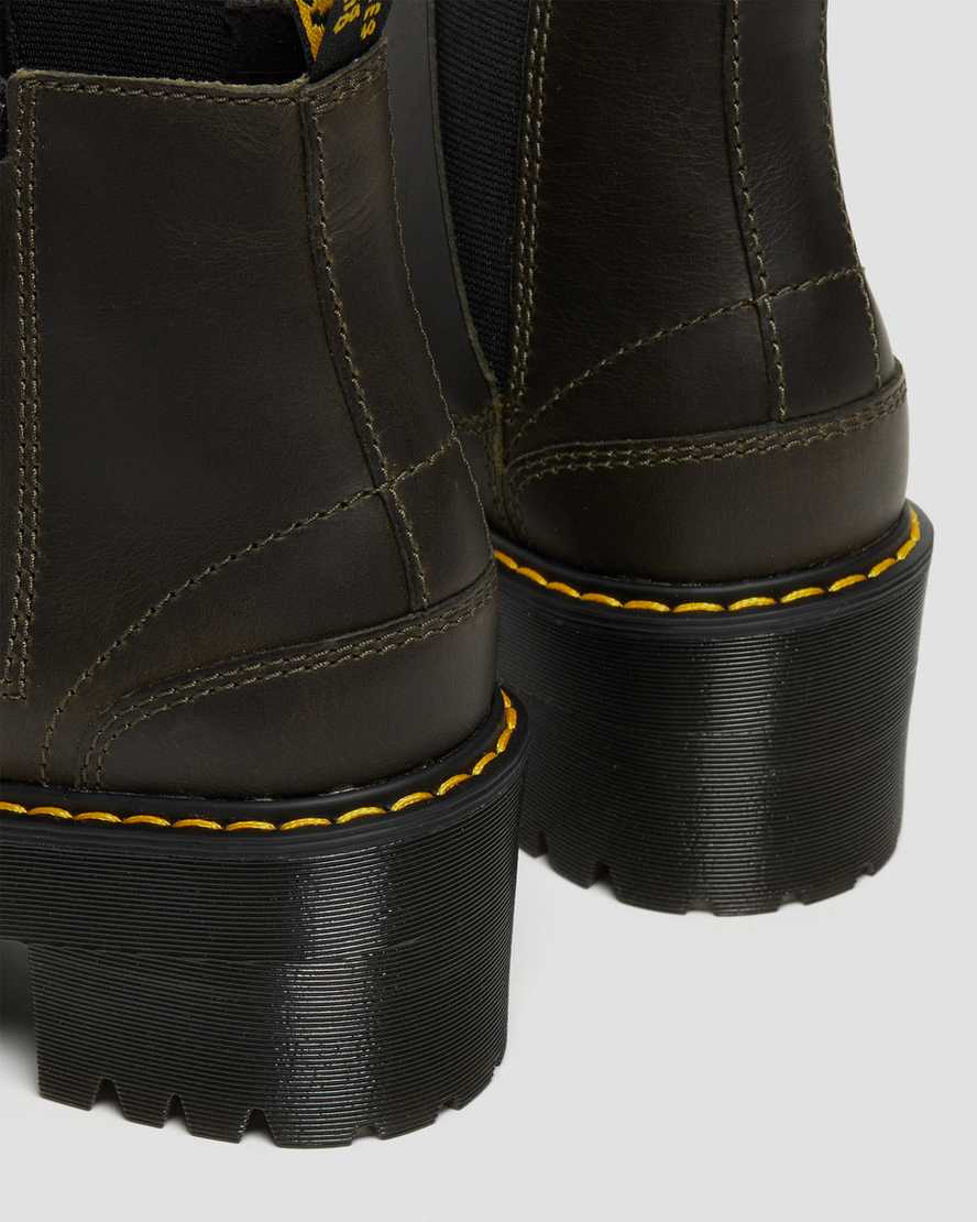 hnědé dámské boty dr. martens rometty chelsea
