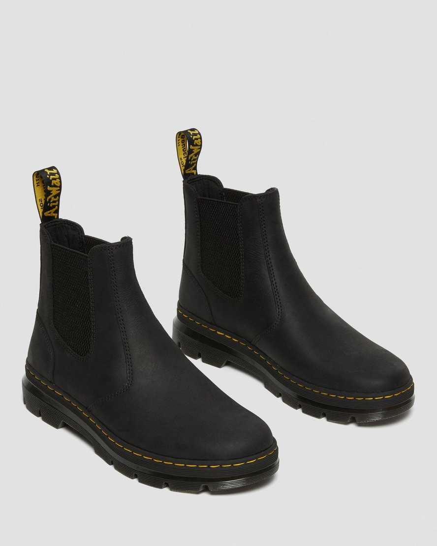 Černé dámské ležérní boty dr. martens 2976 chelsea
