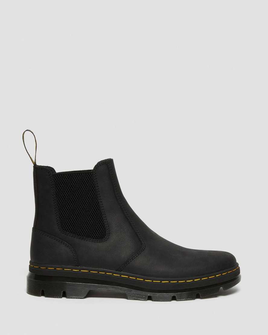 Černé dámské ležérní boty dr. martens 2976 chelsea