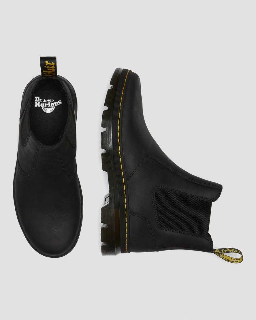 Černé dámské ležérní boty dr. martens 2976 chelsea