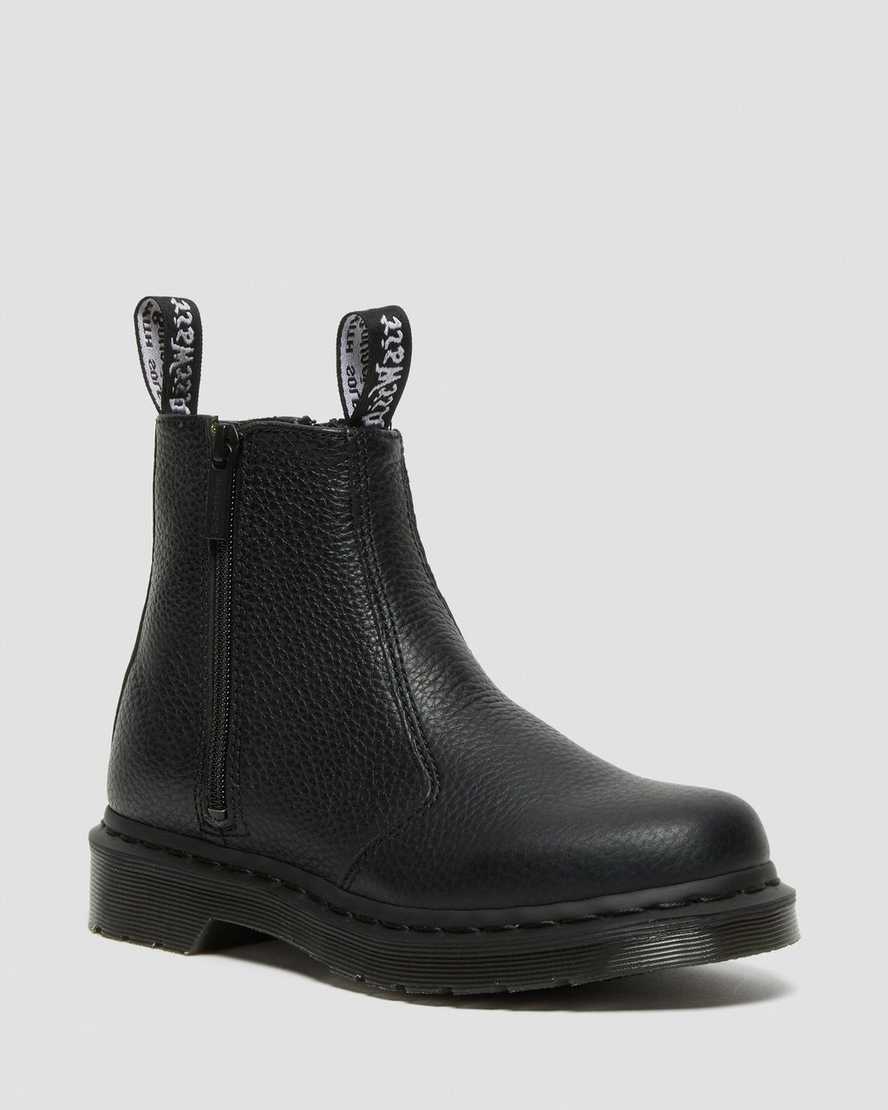 Černé dámské boty dr. martens 2976 na zip chelsea