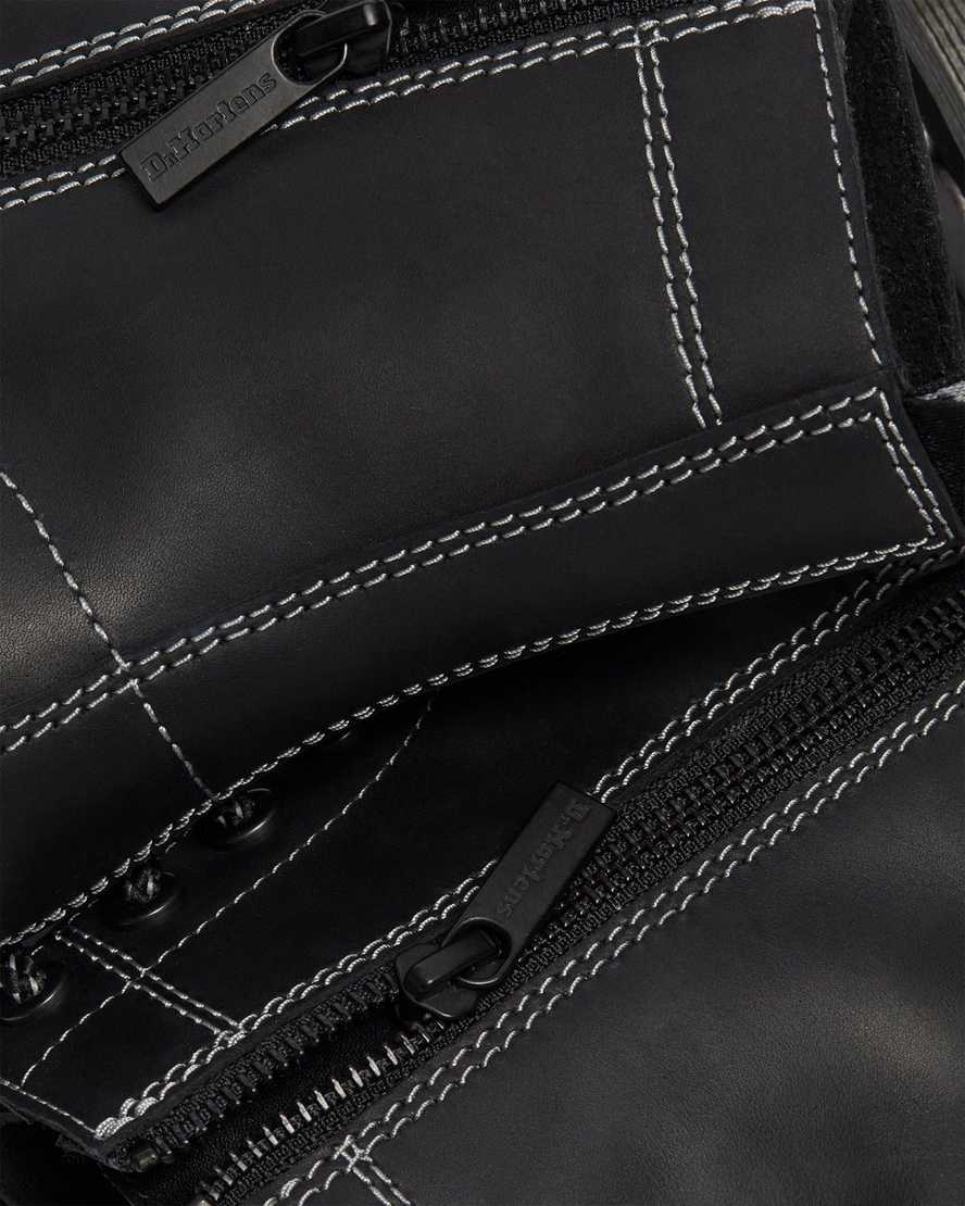 Černé dámské šněrovací boty dr. martens 1460 pascal zip