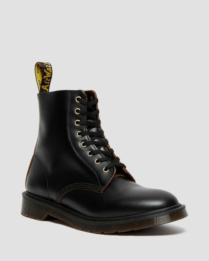 Černé dámské šněrovací boty dr. martens 1460 vintage smooth