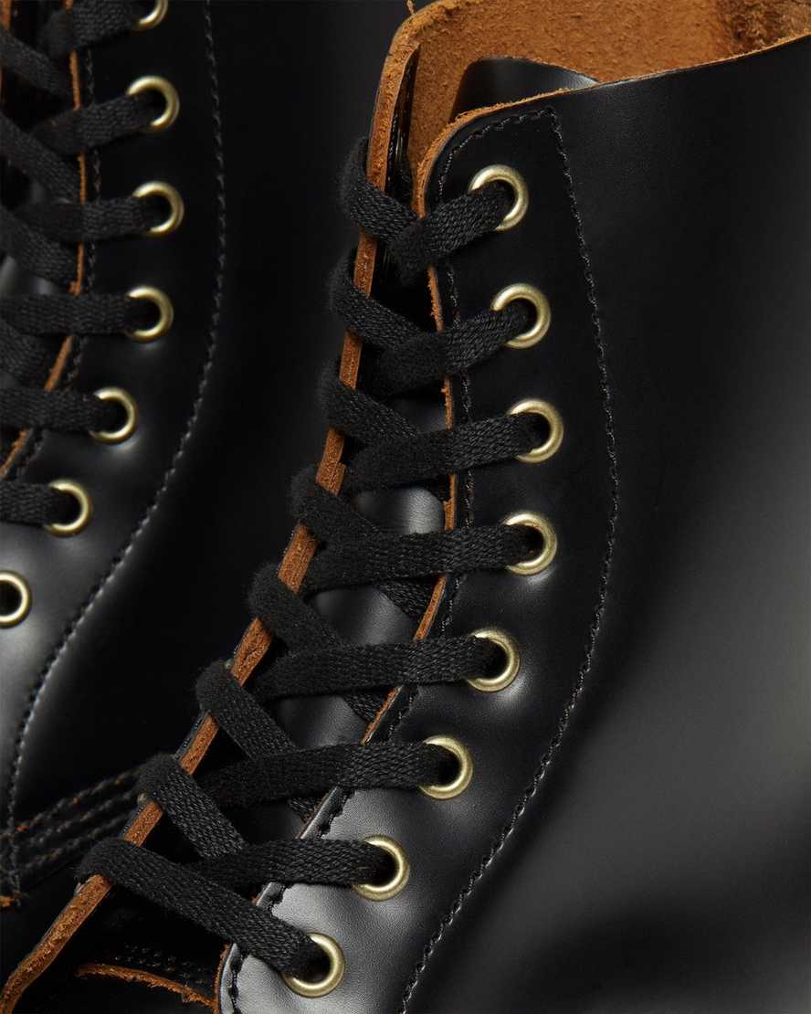 Černé dámské šněrovací boty dr. martens 1460 vintage smooth