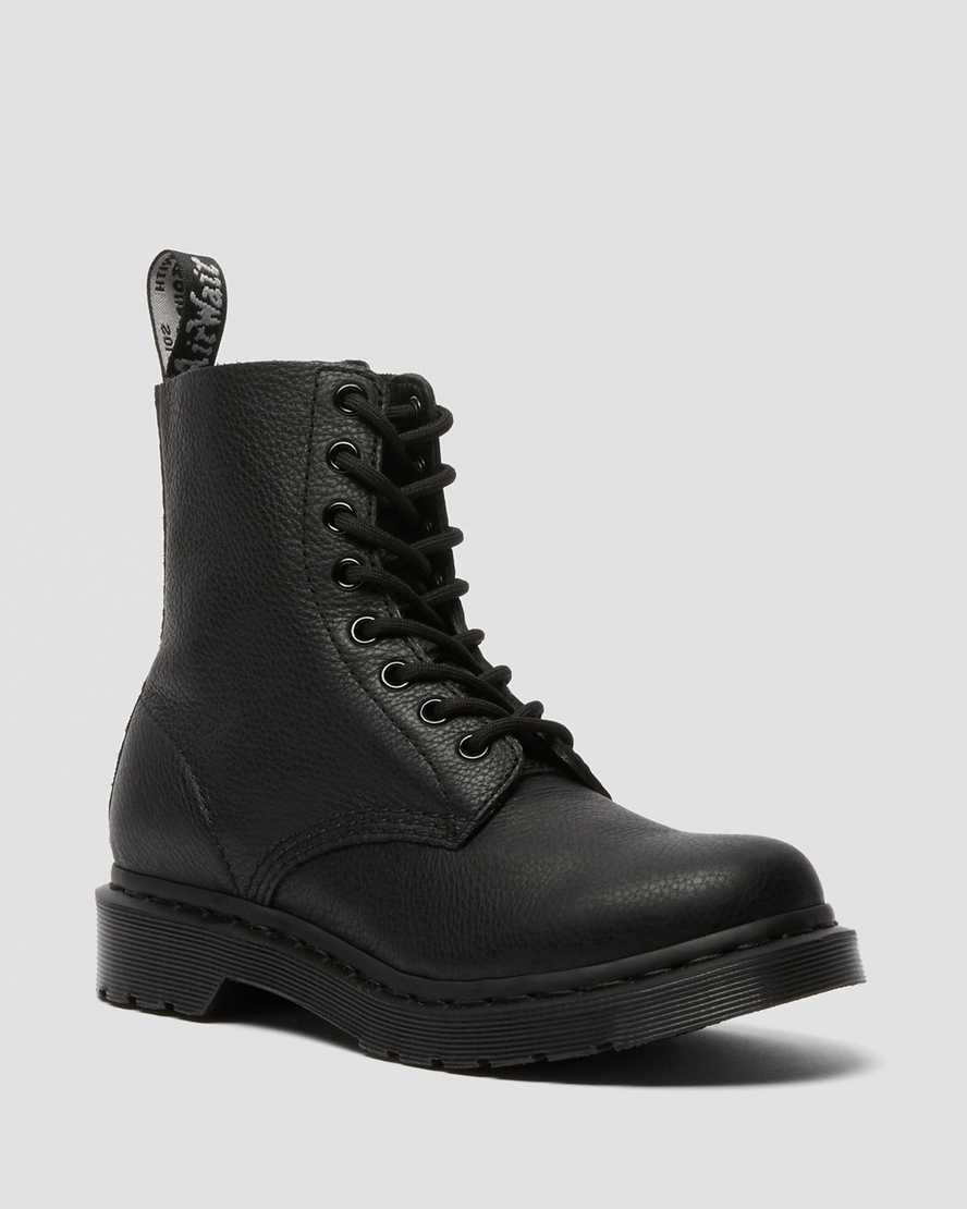 Černé dámské šněrovací boty dr. martens 1460 pascal mono