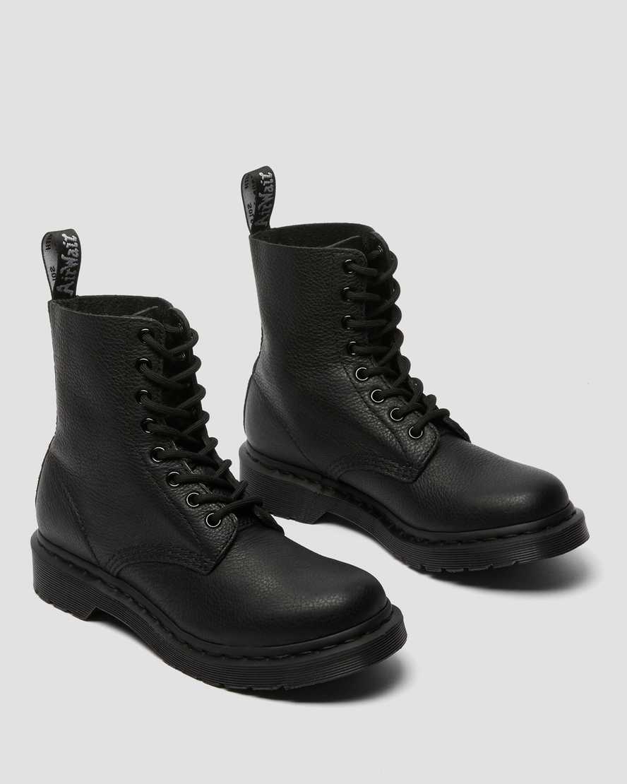 Černé dámské šněrovací boty dr. martens 1460 pascal mono