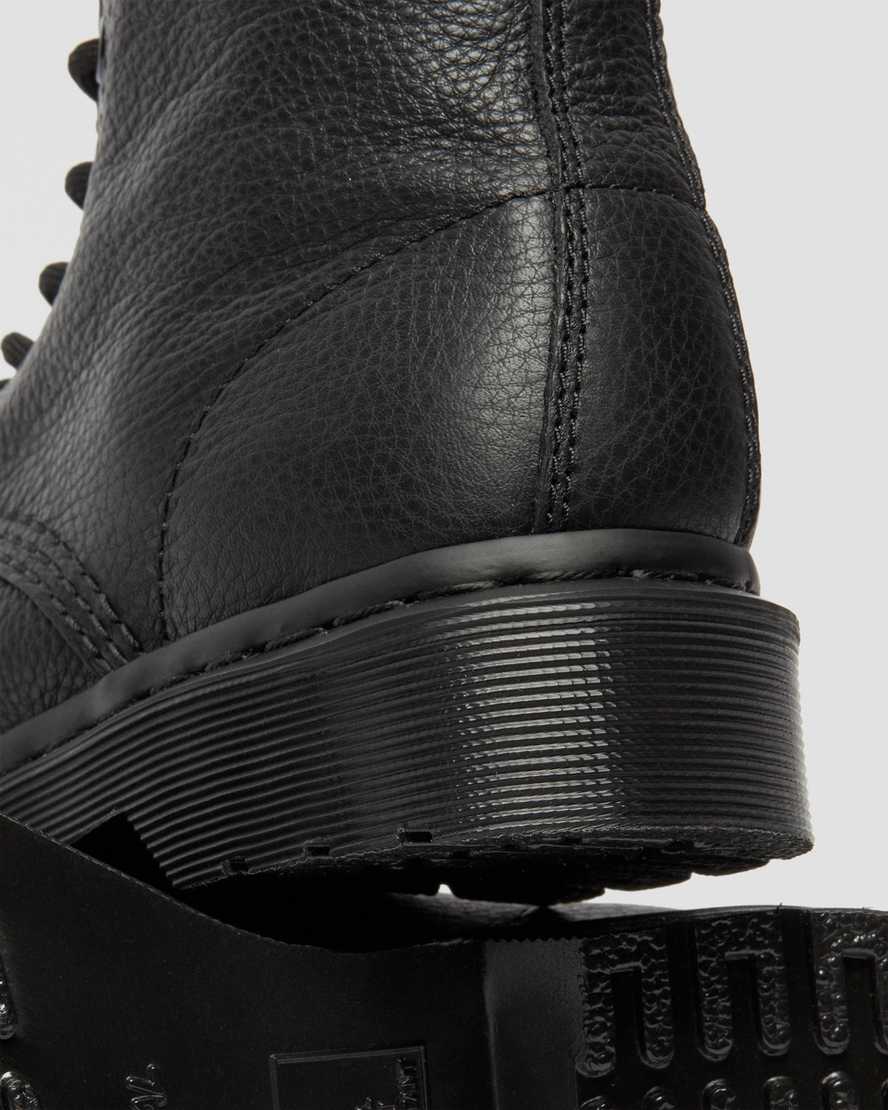 Černé dámské šněrovací boty dr. martens 1460 pascal mono