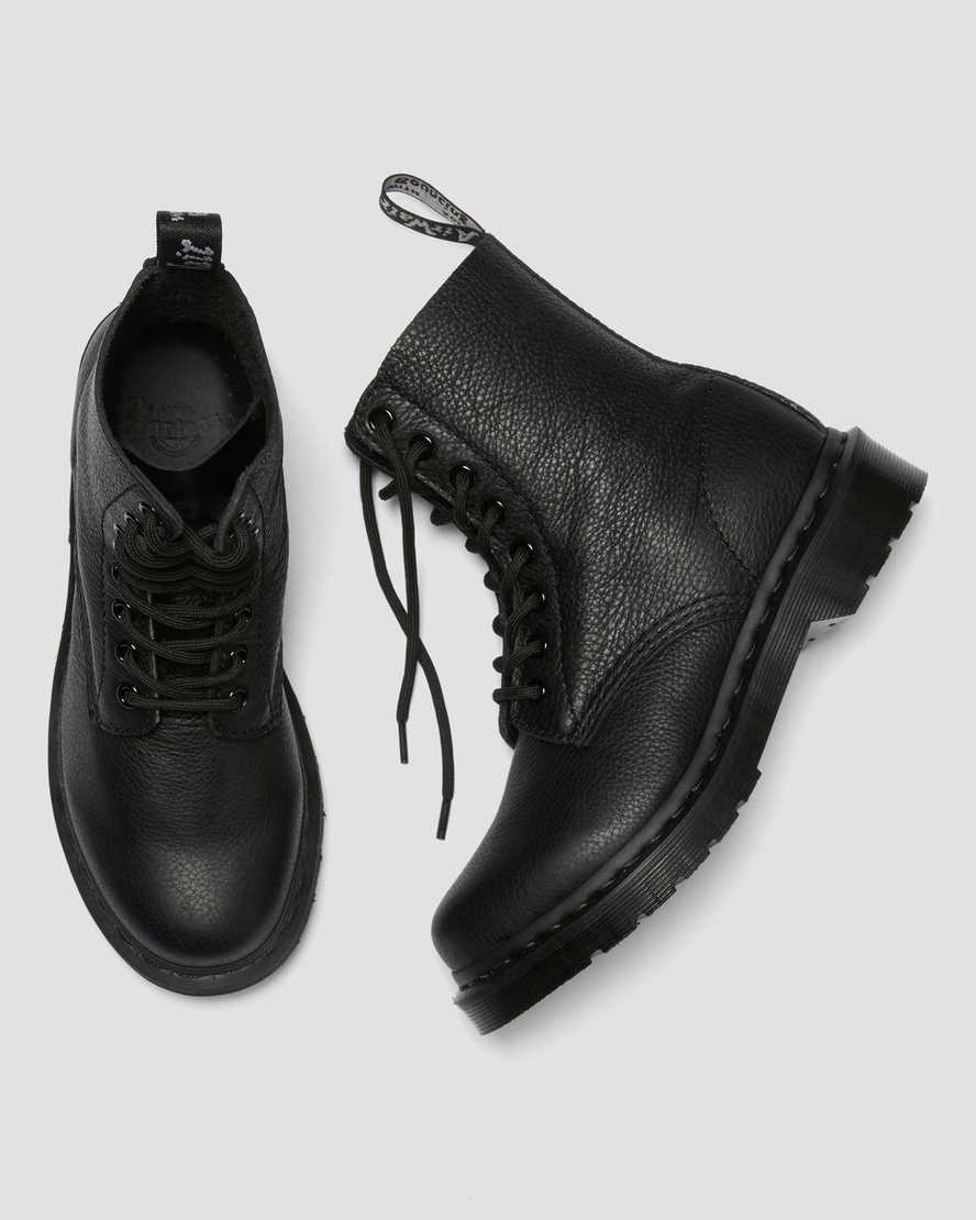 Černé dámské šněrovací boty dr. martens 1460 pascal mono