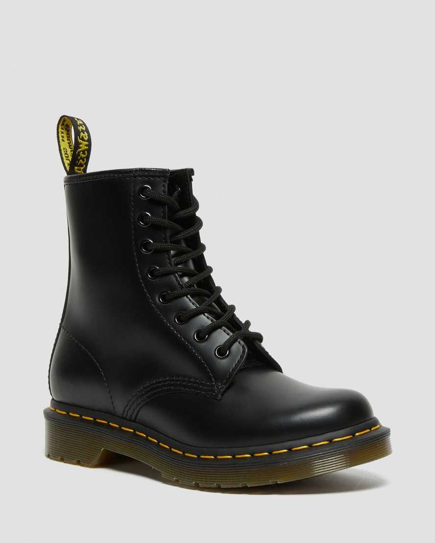 Černé dámské šněrovací boty dr. martens 1460 smooth