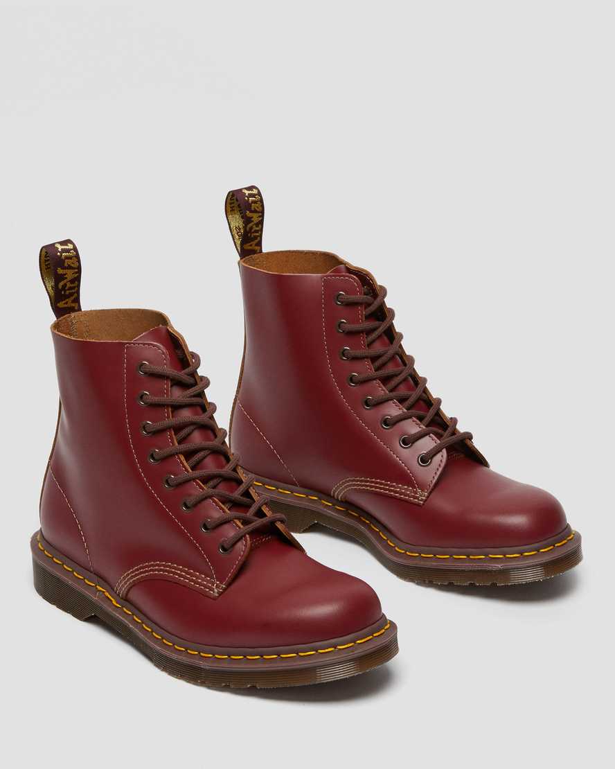 dámské šněrovací boty dr. martens 1460 vintage made in england červené