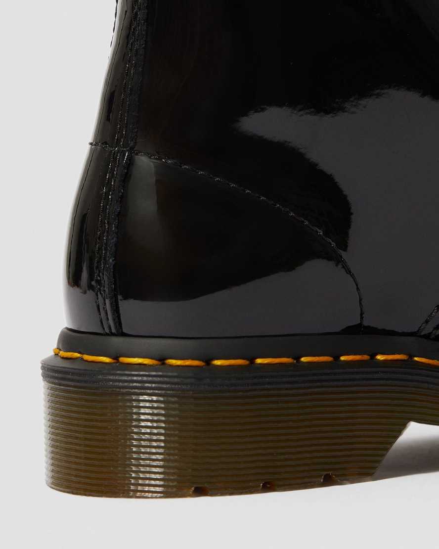 Černé dámské šněrovací boty dr. martens 1460 patent