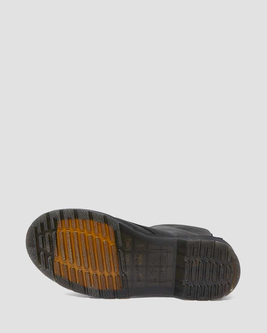 Černé nepromokavé dámské šněrovací boty dr. martens 1460