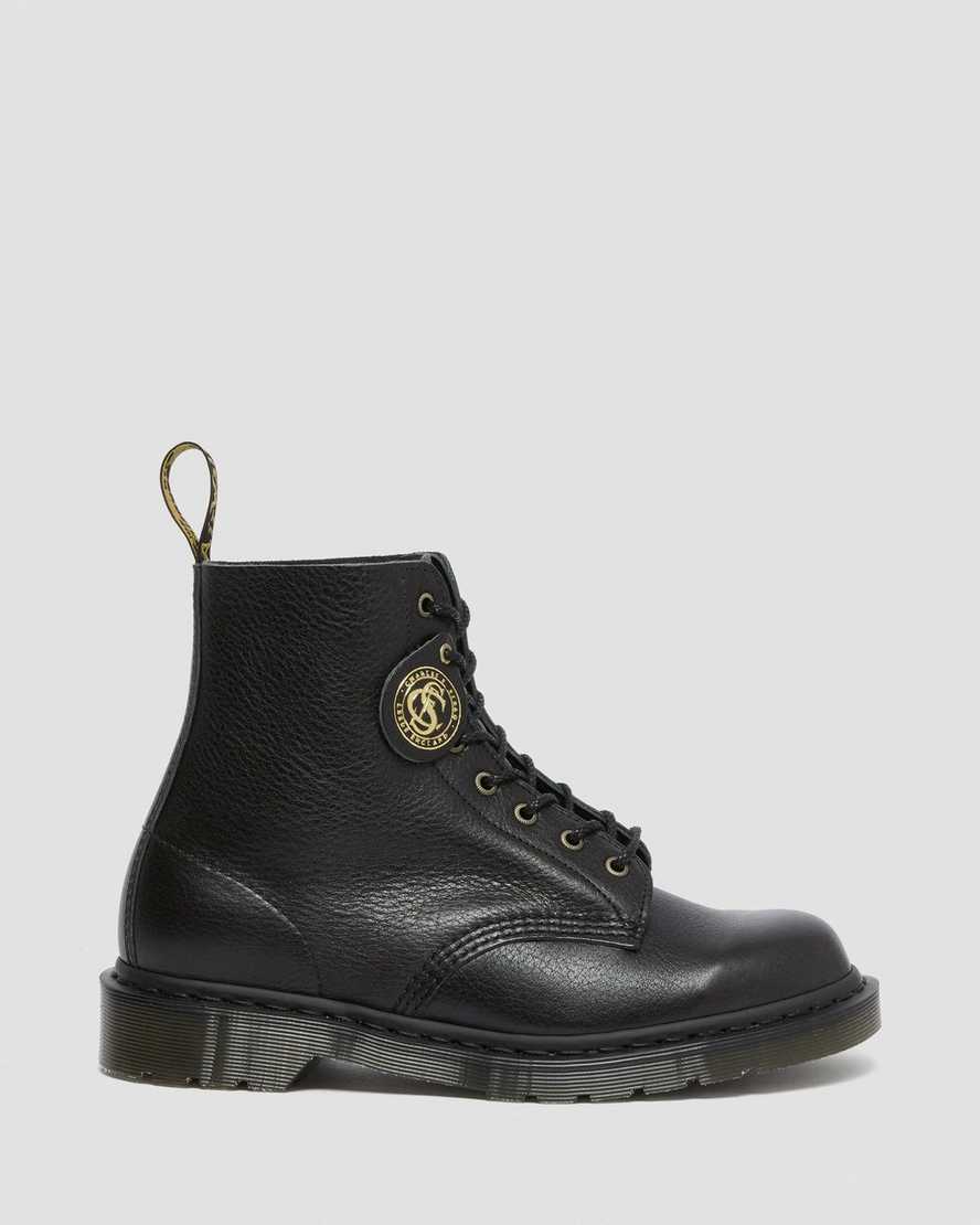 Černé dámské šněrovací boty dr. martens 1460 pascal