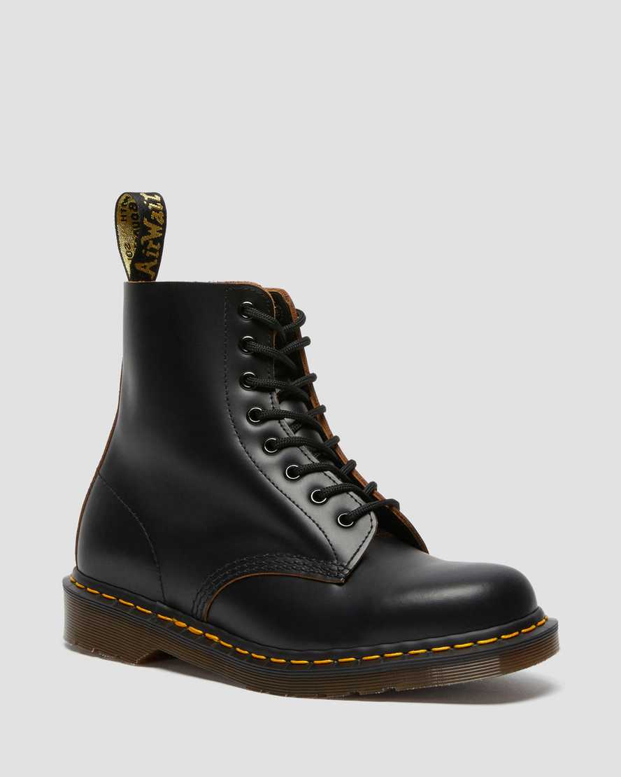 Černé dámské šněrovací boty dr. martens 1460 vintage made in england