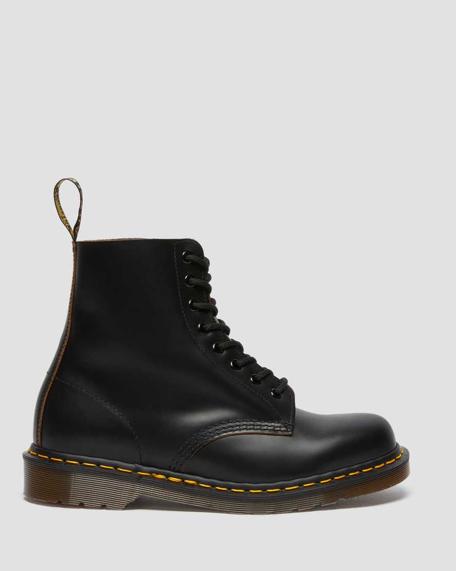 Černé dámské šněrovací boty dr. martens 1460 vintage made in england
