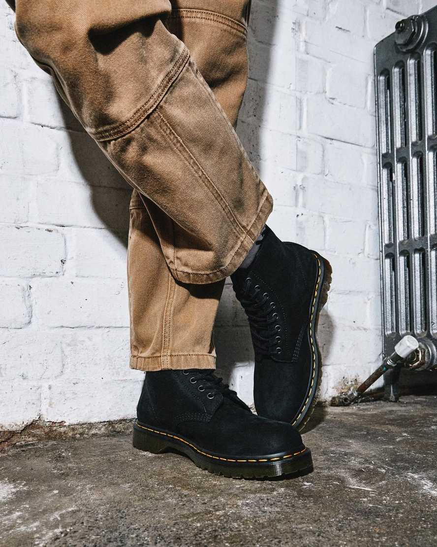 Černé dámské šněrovací boty dr. martens 1460 pascal