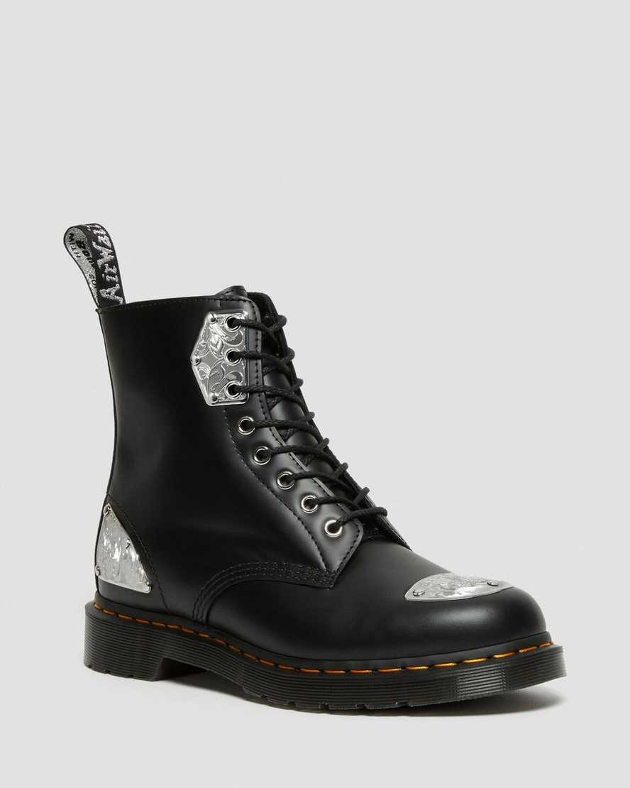 Černé dámské šněrovací boty dr. martens king nerd 1460