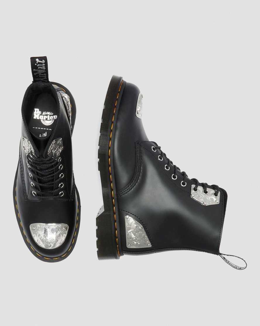 Černé dámské šněrovací boty dr. martens king nerd 1460