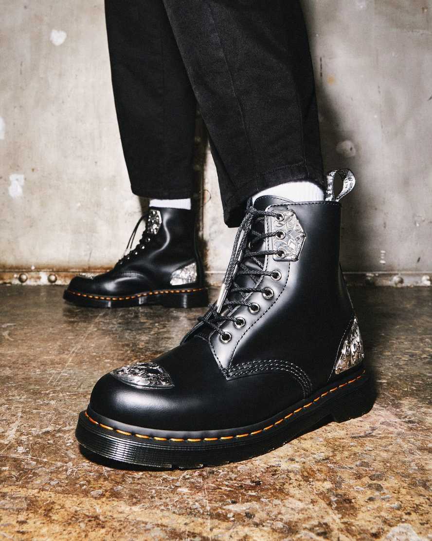 Černé dámské šněrovací boty dr. martens king nerd 1460
