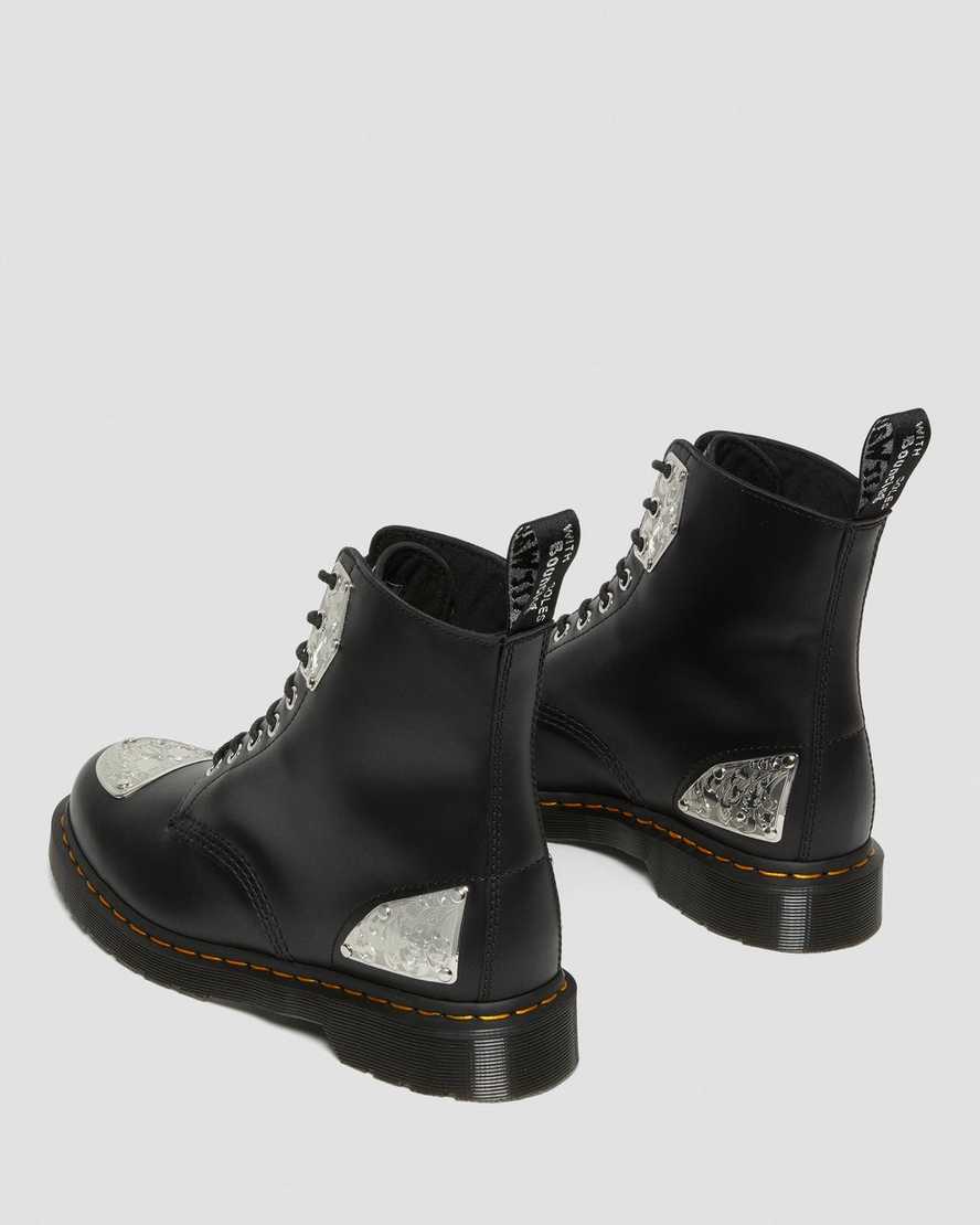 Černé dámské šněrovací boty dr. martens king nerd 1460