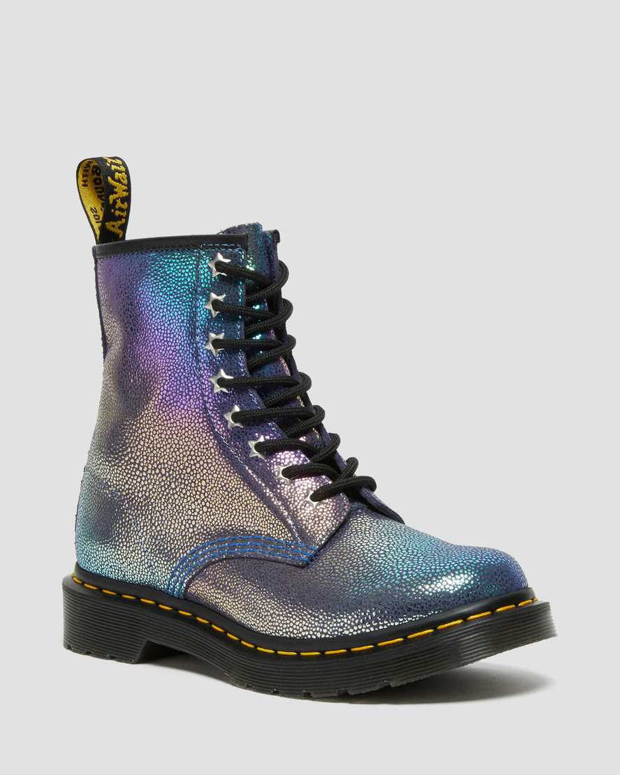 vícebarevné dámské šněrovací boty dr. martens 1460 rainbow ray
