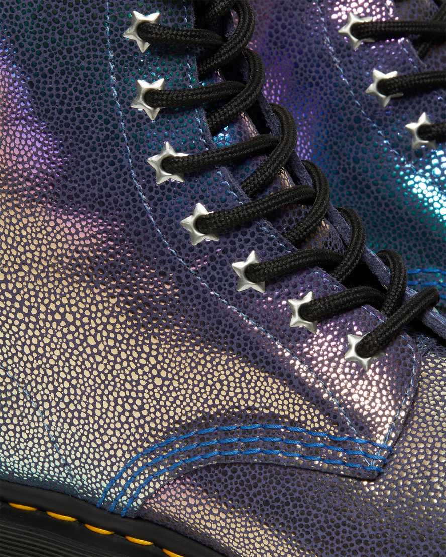 vícebarevné dámské šněrovací boty dr. martens 1460 rainbow ray
